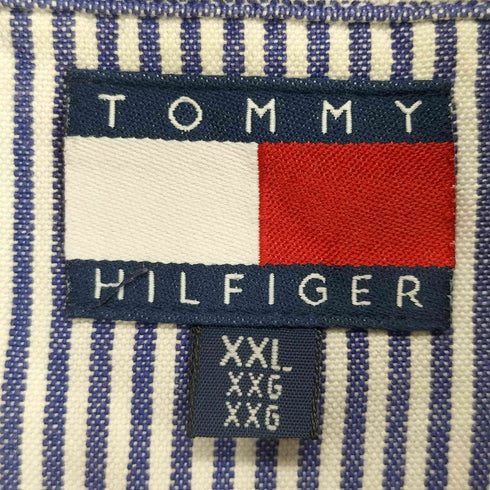 トミーヒルフィガー TOMMY HILFIGER ロゴ刺繍オックスフォードボタンダウンシャツ メンズ XXL