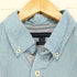 トミーヒルフィガー TOMMY HILFIGER CUSTOM FIT ロゴ刺繍ストライプシャツ メンズ L/G
