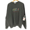 00S メキシコ製 MCCC SPORT JUST HOOKIT 裏地起毛 ルアー 刺繍 L/S ポリコットン クルーネック スウェット メンズ import:XXL