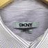 ダナキャランニューヨーク DKNY SLIM FIT ストライプシャツ メンズ