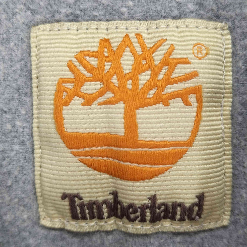 ティンバーランド Timberland 90~00S ロゴ刺繍フラップポケットネルシャツ メンズ L/G