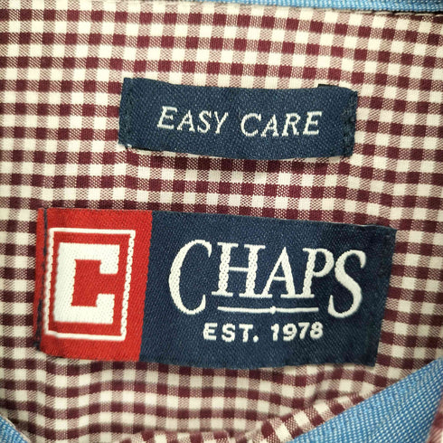チャップスラルフローレン CHAPS RALPH LAUREN ギンガムチェックボタンダウンシャツ メンズ M