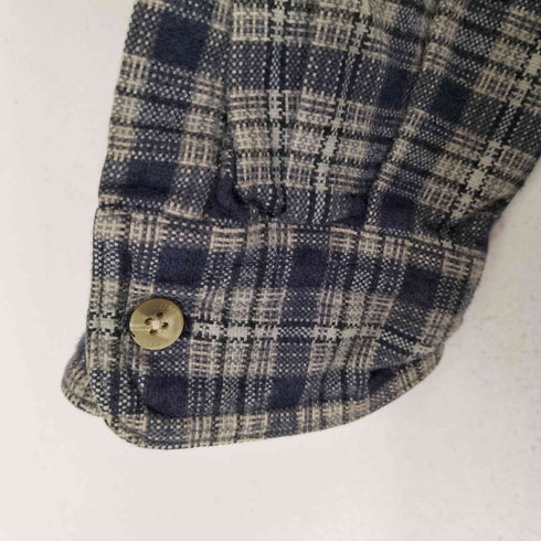 コロンビア Columbia 90S~ チェック柄コットンネルシャツ メンズ XL
