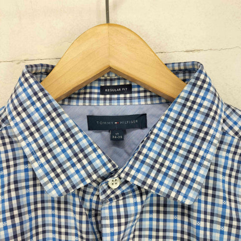 トミーヒルフィガー TOMMY HILFIGER 小花×チェック コットンシャツ メンズ 17 34-35