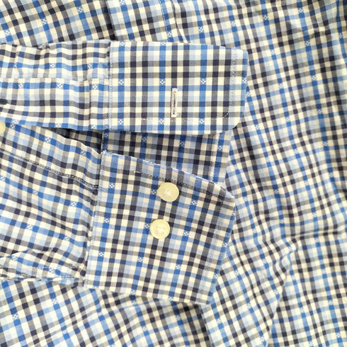 トミーヒルフィガー TOMMY HILFIGER 小花×チェック コットンシャツ メンズ 17 34-35