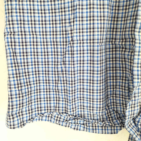 トミーヒルフィガー TOMMY HILFIGER 小花×チェック コットンシャツ メンズ 17 34-35