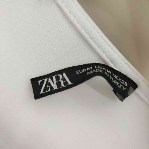 ザラ ZARA コットン モダール ボディスーツ ロングスリーブ レディース JPN:M