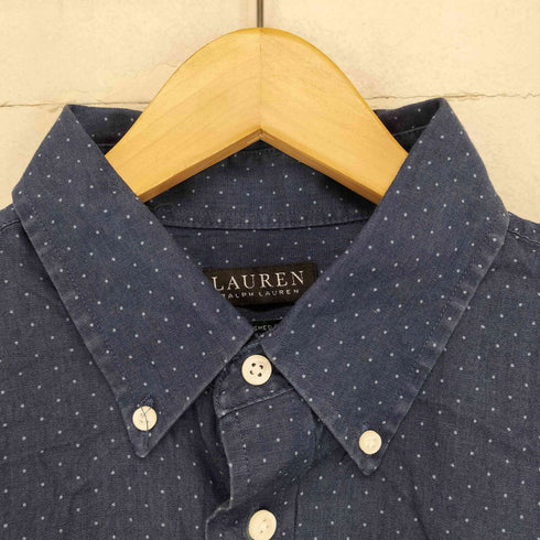 ローレンラルフローレン LAUREN RALPH LAUREN ドット柄コットンシャツ メンズ L