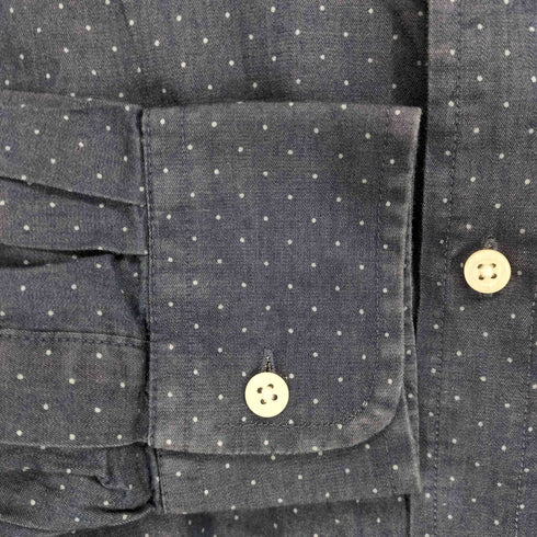 ローレンラルフローレン LAUREN RALPH LAUREN ドット柄コットンシャツ メンズ L