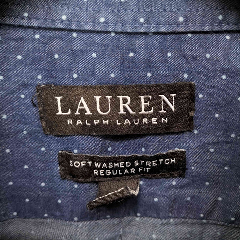 ローレンラルフローレン LAUREN RALPH LAUREN ドット柄コットンシャツ メンズ L
