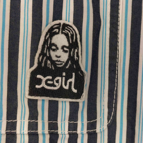 エックスガール X-girl FACE STRIPED S/S SHIRT レディース JPN:S
