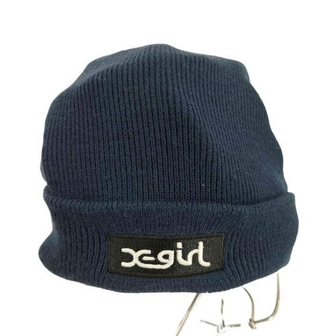 エックスガール X-girl X-GIRL BOX LOGO KNIT CAP レディース