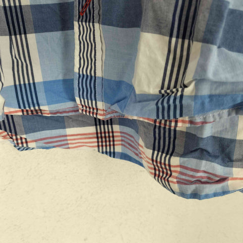 トミーヒルフィガー TOMMY HILFIGER NEW YORK FIT ロゴ刺繍 チェックシャツ メンズ M