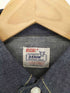 リーバイス Levis 復刻 USA製 ボタン裏刻印555 ショートホーン ウエスタンデニムシャツ メンズ import:S