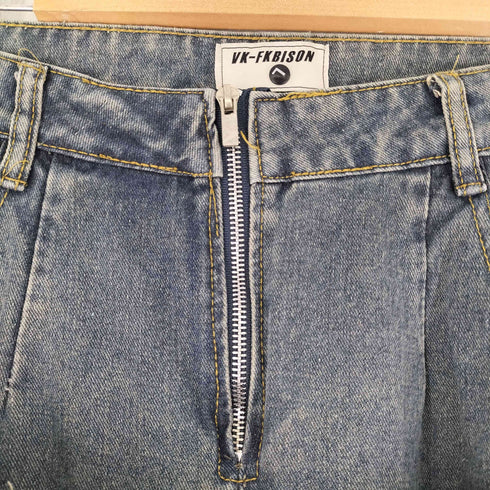 VK-FKBISON デザインデニムパンツ レディース JPN:L