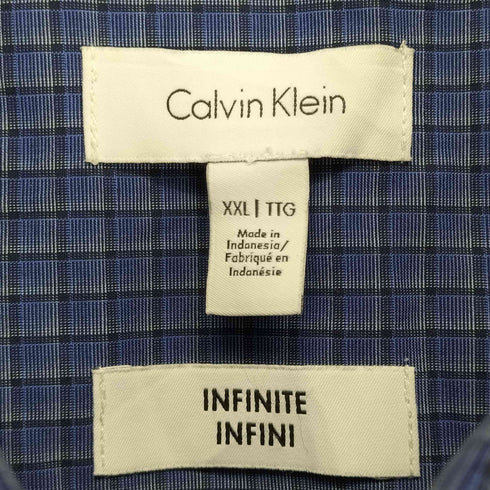 カルバンクライン CALVIN KLEIN チェック柄シャツ メンズ XXL