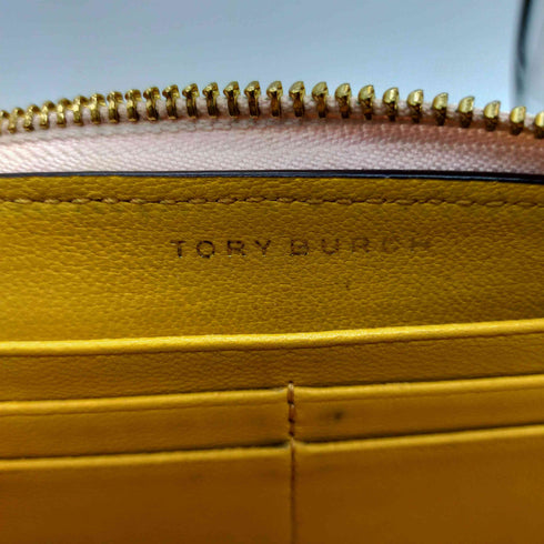 トリーバーチ TORY BURCH ラウンドジップ 花柄 長財布 レディース
