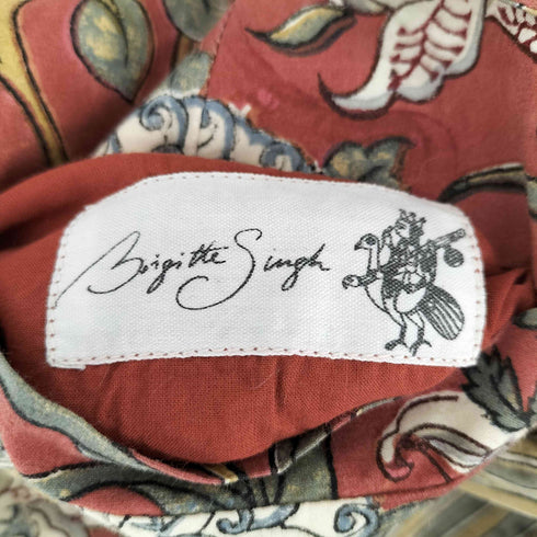 Brigitte Singh ブリジット・シン ブロックプリント 花柄 巻きベスト レディース