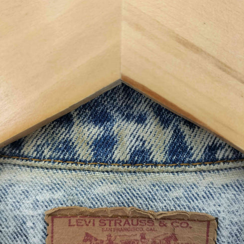 リーバイス Levis 80S USA製 70507-0219 ケミカルウォッシュ ボタン裏523刻印 デニム トラッカージャケット メンズ import:L