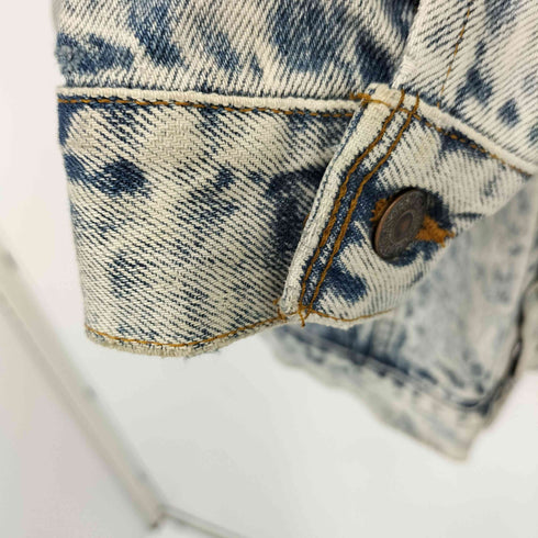 リーバイス Levis 80S USA製 70507-0219 ケミカルウォッシュ ボタン裏523刻印 デニム トラッカージャケット メンズ import:L