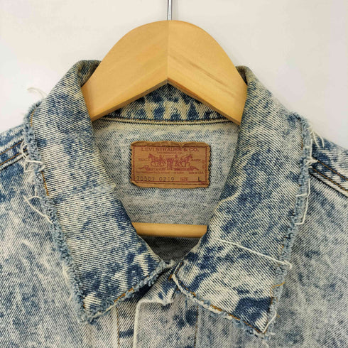 リーバイス Levis 80S USA製 70507-0219 ケミカルウォッシュ ボタン裏523刻印 デニム トラッカージャケット メンズ import:L
