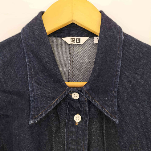 ユニクロユー UNIQLO U デニムロングシャツワンピース レディース JPN:L