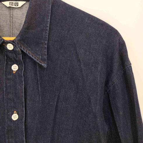 ユニクロユー UNIQLO U デニムロングシャツワンピース レディース JPN:L