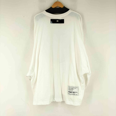 青木被服 × KIMO NO T フロントデザイン 着物モチーフTシャツ メンズ