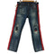 ポロラルフローレン POLO RALPH LAUREN ダメージ加工サイドラインデニムパンツ メンズ 30/32