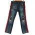 ポロラルフローレン POLO RALPH LAUREN ダメージ加工サイドラインデニムパンツ メンズ 30/32