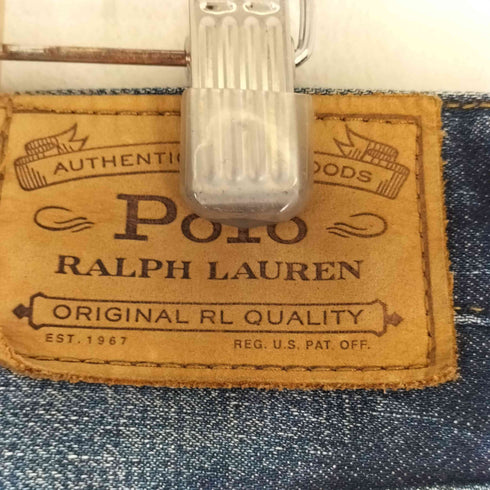 ポロラルフローレン POLO RALPH LAUREN ダメージ加工サイドラインデニムパンツ メンズ 30/32