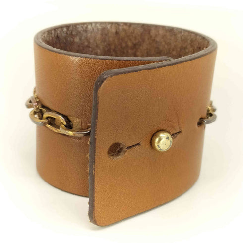 アメリ AMERI CHAIN UNION LEATHER BANGLE レディース