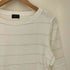 マーガレットハウエル MARGARET HOWELL 90-00S 旧 黒タグ ボーダー 7分袖 クルーネック Tシャツ レディース JPN:2