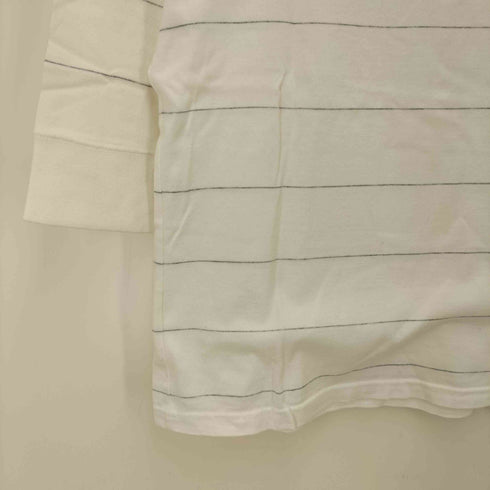 マーガレットハウエル MARGARET HOWELL 90-00S 旧 黒タグ ボーダー 7分袖 クルーネック Tシャツ レディース JPN:2