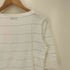 マーガレットハウエル MARGARET HOWELL 90-00S 旧 黒タグ ボーダー 7分袖 クルーネック Tシャツ レディース JPN:2