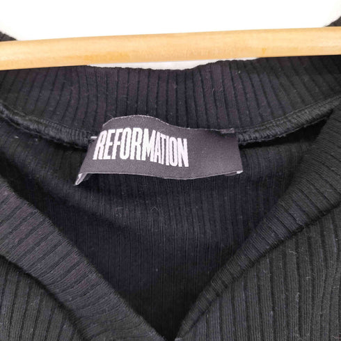 リフォーメーション REFORMATION リブニットワンピース レディース import:XS