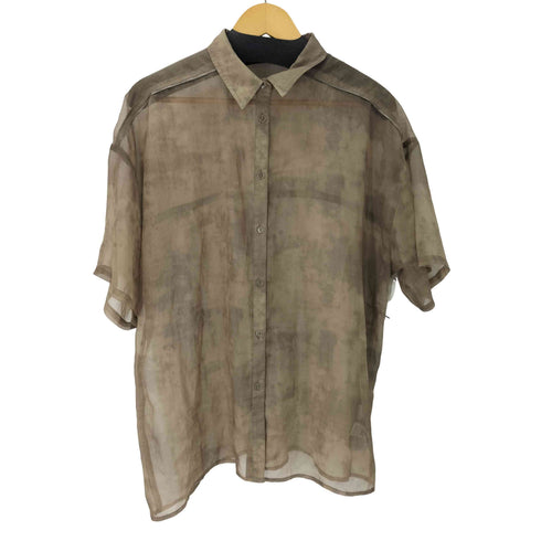 フーズフーギャラリー W.W.G ムラ染めパイピング半袖シャツ レディース FREE