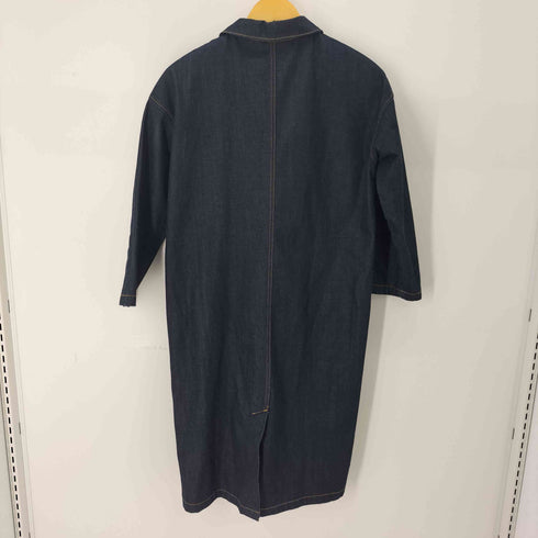 MONKL L/S フロントポケット デニムシャツワンピース レディース JPN:XS