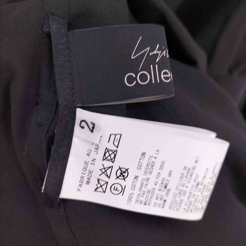 ヨウジヤマモト Yohji Yamamoto 25SS COLLECTION 100 KHADI DRAPED DETAIL HOOD DRESS カディ ドレ―ブ ディティールフード ドレープ ブラウス レディース JPN:2