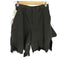 ヨウジヤマモト Yohji Yamamoto 24SS WATER BASED DYE LAMB SKIN CUT SHORT PANTS B ウォーター ベース ダイ ラム スキン カット ショート パンツ レディース JPN:1