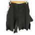 ヨウジヤマモト Yohji Yamamoto 24SS WATER BASED DYE LAMB SKIN CUT SHORT PANTS B ウォーター ベース ダイ ラム スキン カット ショート パンツ レディース JPN:1