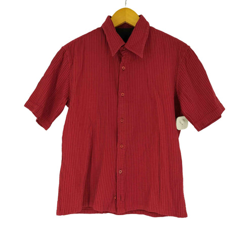 イージーバイゼニア EZ by ZEGNA ストライプ S/S シャツ レディース import:M