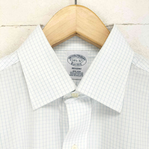 ブルックスブラザーズ BROOKS BROTHERS REGENT ウィンドーペーンチェックシャツ メンズ 14 1/2-32