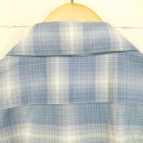 カルバンクライン CALVIN KLEIN infinite cool オンブレチェックシャツ メンズ 17 32/33 XL