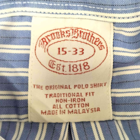 ブルックスブラザーズ BROOKS BROTHERS ストライプシャツ メンズ 15-33