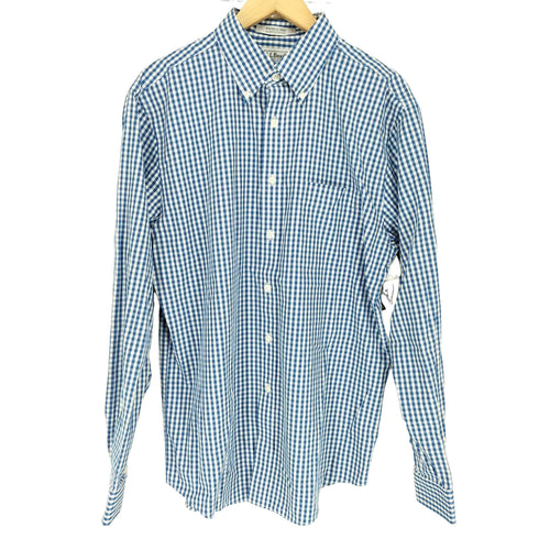 エルエルビーン L.L.Bean WRINKLE FREE チェック柄ボタンダウンシャツ メンズ 15 1/2-34