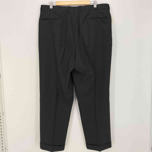 エルメネジルドゼニア Ermenegildo Zegna HIGH PERFORMANCE FOUR PLY ストライプ 2タック スラックス メンズ