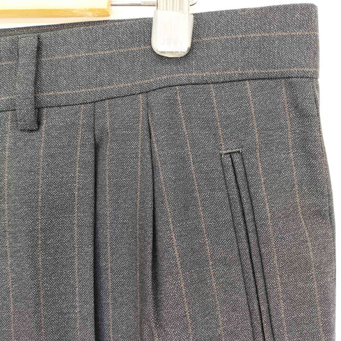 エルメネジルドゼニア Ermenegildo Zegna HIGH PERFORMANCE FOUR PLY ストライプ 2タック スラックス メンズ