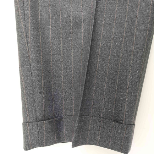 エルメネジルドゼニア Ermenegildo Zegna HIGH PERFORMANCE FOUR PLY ストライプ 2タック スラックス メンズ