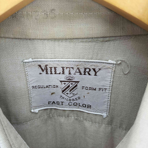 MILITARY REGULATION FORM FIT TAILORED FAST COLOR ミリタリー レギュレーション フォーム フィット テーラード ファスト カラー シャツ メンズ